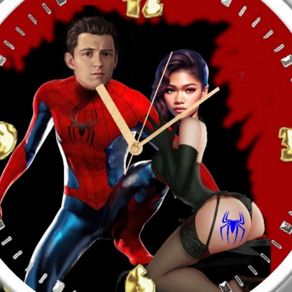 Spiderman clock with led lights - Picture 5 of 5